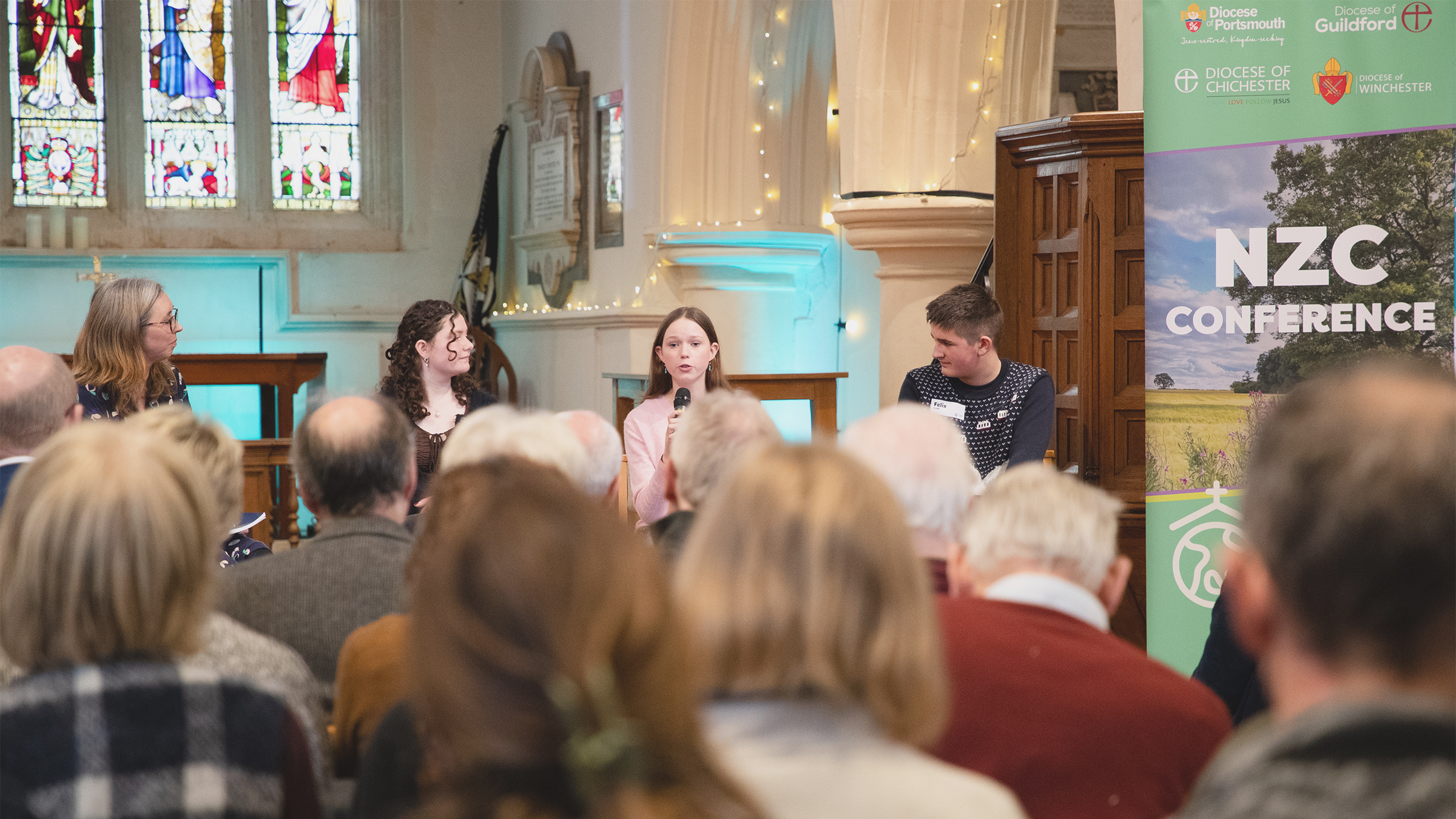 Young people sharing at NZC26