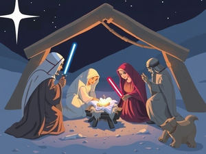 Star Draws (a nativity)