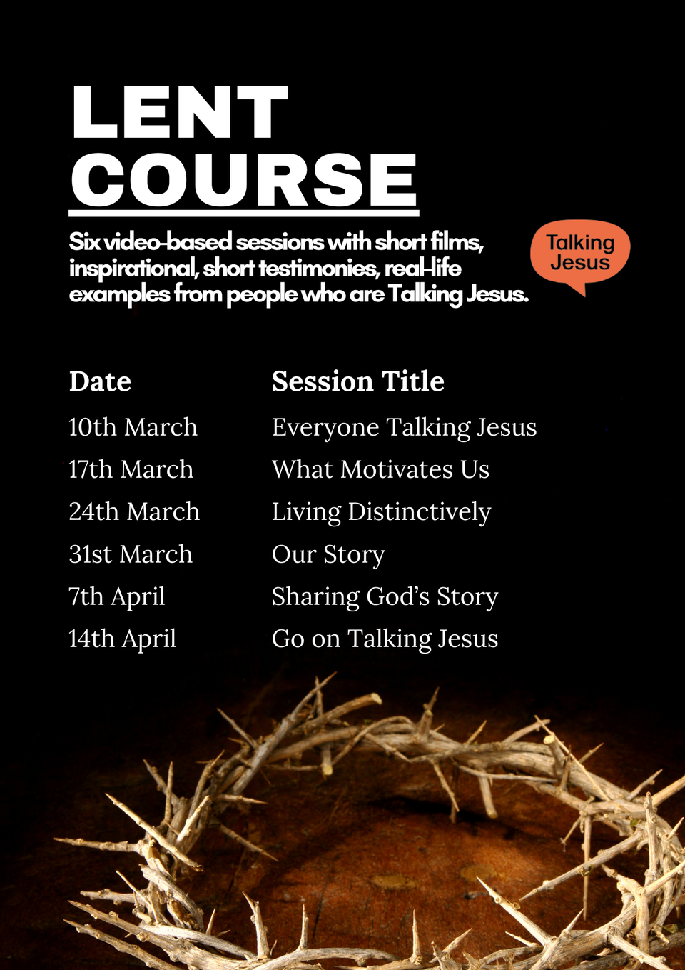 Lent course, hosted by St Mary’s Church North Gosport