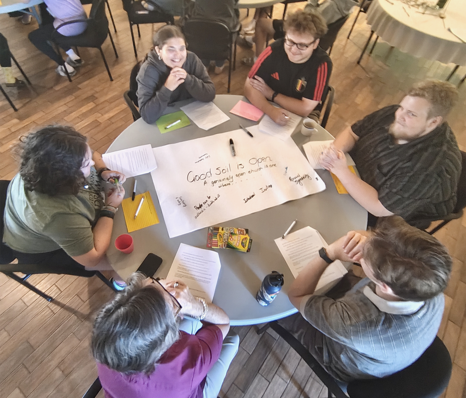 Discussions took place around the theme of ‘good soil’