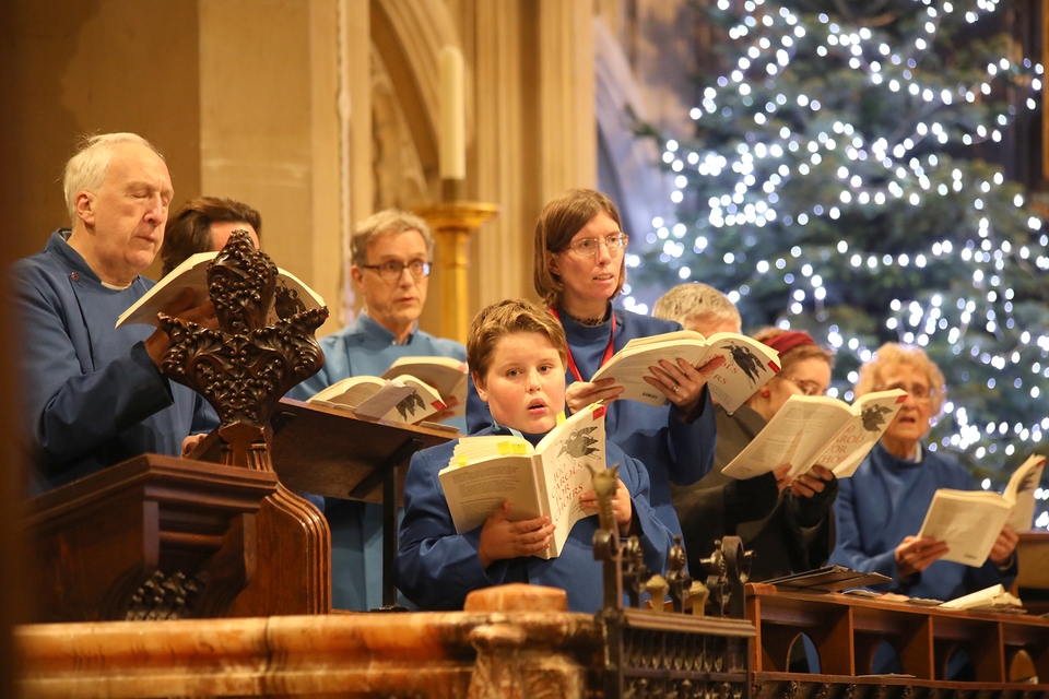 St Mary’s Church Choir led the singing