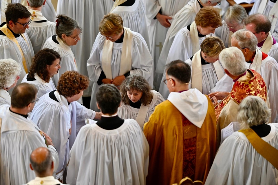 The Rev Buffy Langdown is ordained as a priest