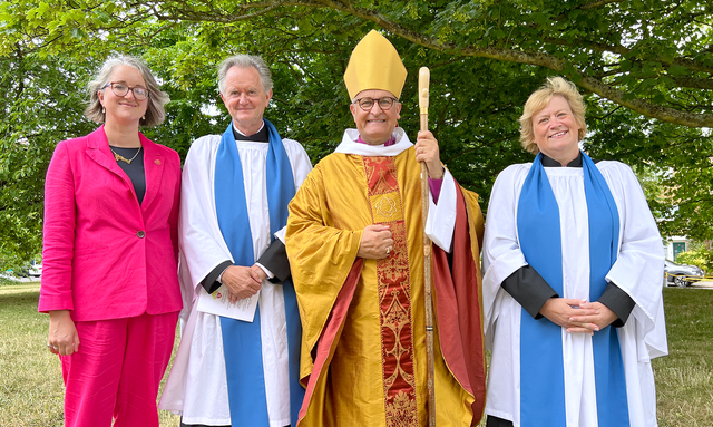 Bishop Jonathan licensed two new Lay Ministers and one lay pioneer minister at our cathedral
