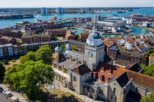 Our cathedral, in the heart of Old Portsmouth