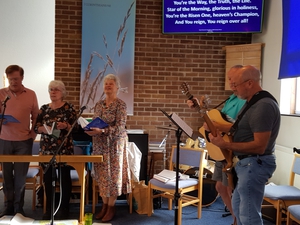 Worship band integral to all-age services