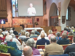 Packed screening of Climate Emergency film