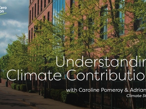 Webinar: Understanding Climate Contributions