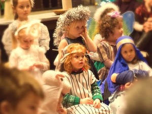 Scratch Nativity with live animals