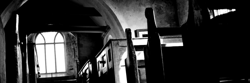An interior shot of St Hubert's church