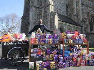 Kind residents donate Easter eggs for families in need