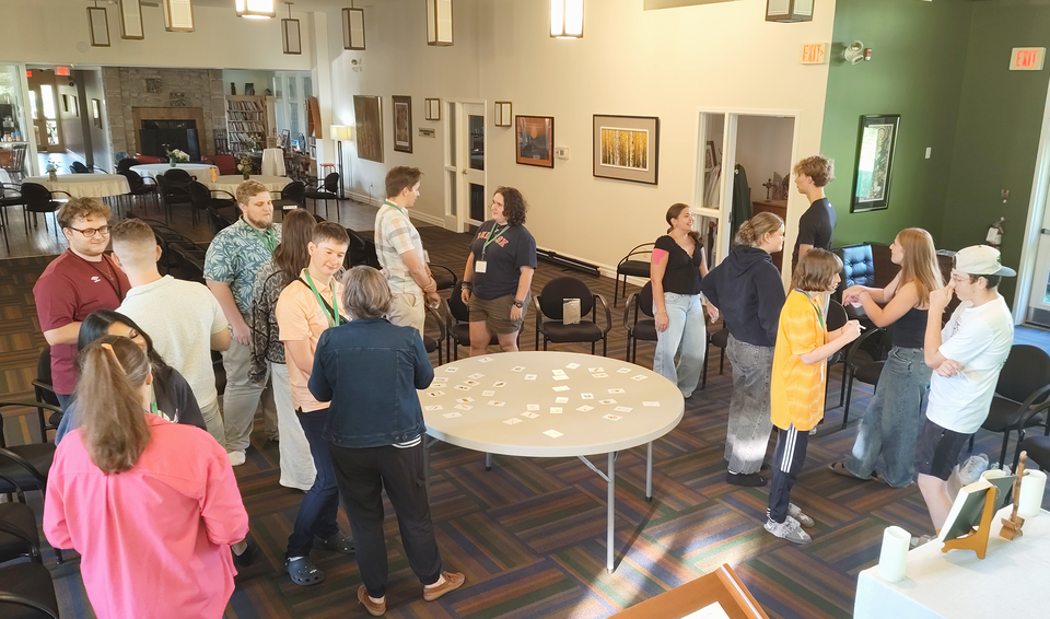 Young people from across the Diocese of Ontario get to know each other