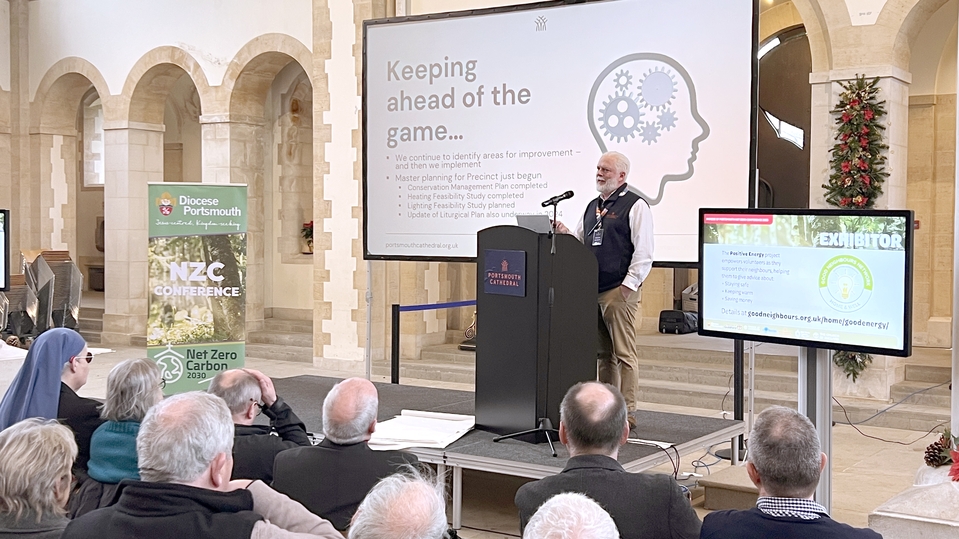 Richard Abraham, former COO of the cathedral, talks about the ten-year journey of reducing the cathedral’s carbon footprint by 50%