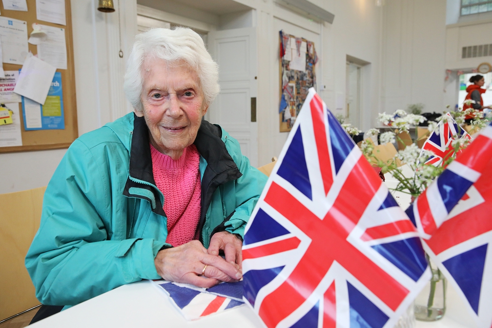 Audrey Lawrence, aged 98, who can remember the Coronation in 1953, at St Michael’s, Pauslgrove