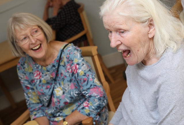 Anna Chaplain Anne Powell in a care home on the Isle of Wight