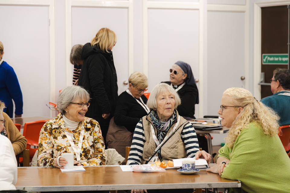 Anna Chaplains gathered in our cathedral’s hall