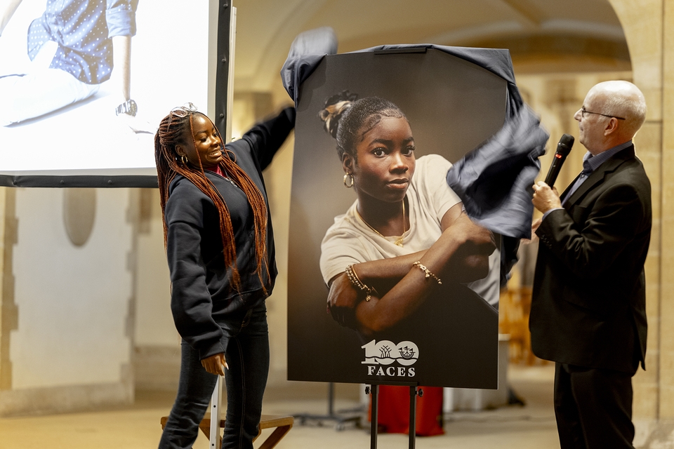 Unveiling the first of the ‘100 Faces’