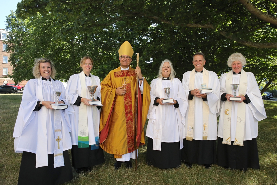 The priests ordained by Bishop Jonathan at our cathedral in June 2023