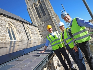 Solar panels installed at Southsea church